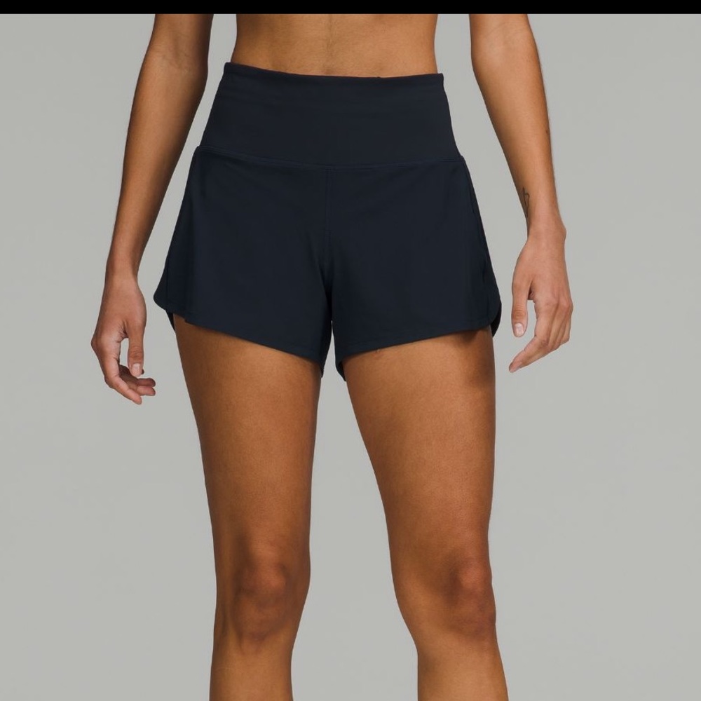 Lululemon Speed Up Short 4” High rise True Navy